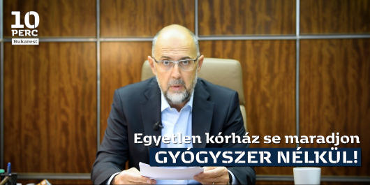 Kelemen Hunor: Egyetlen kórház se maradjon gyógyszer nélkül Kelemen Hunor: Egyetlen kórház se maradjon gyógyszer nélkül